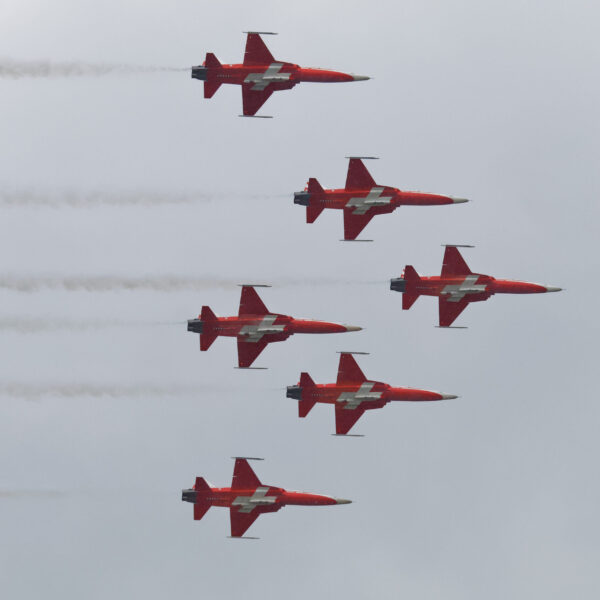 F-5 Patrouille Suisse opvisningsteam